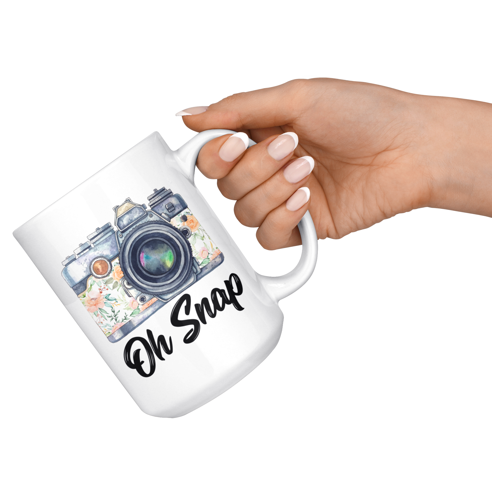 White 15oz Mug - Photography Oh Snap
