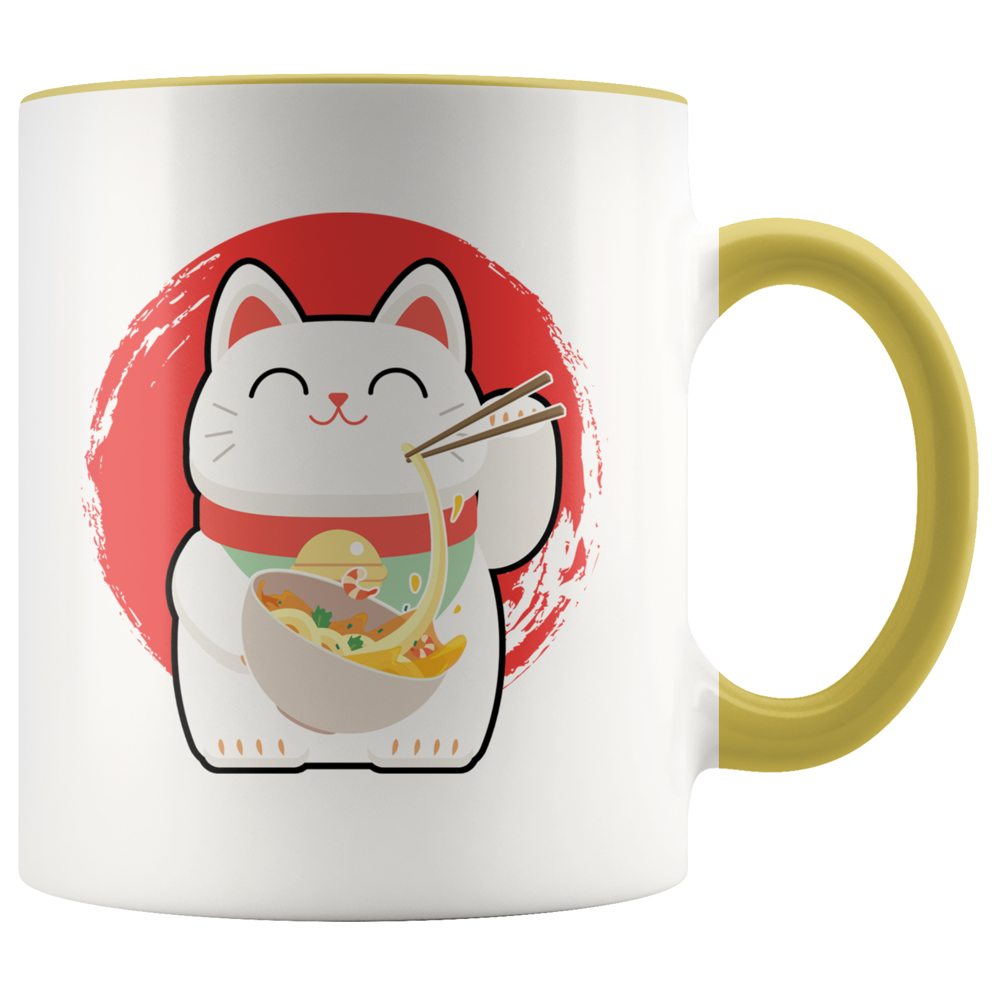 Accent Mug - Ramen Lucky Cat