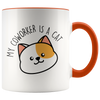 Accent Mug - My Coworker Is A Cat