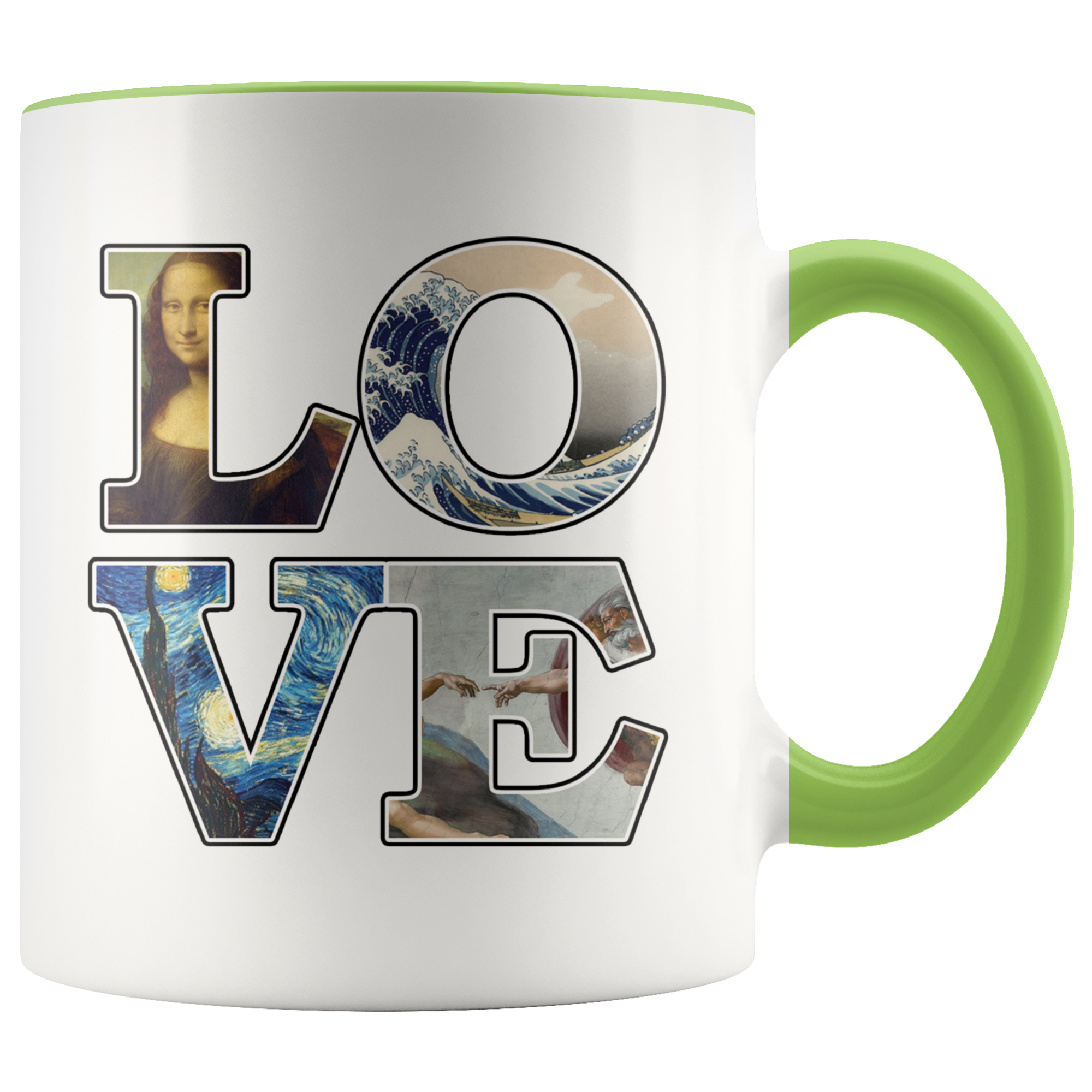 Accent Mug - Love Art Masterpieces