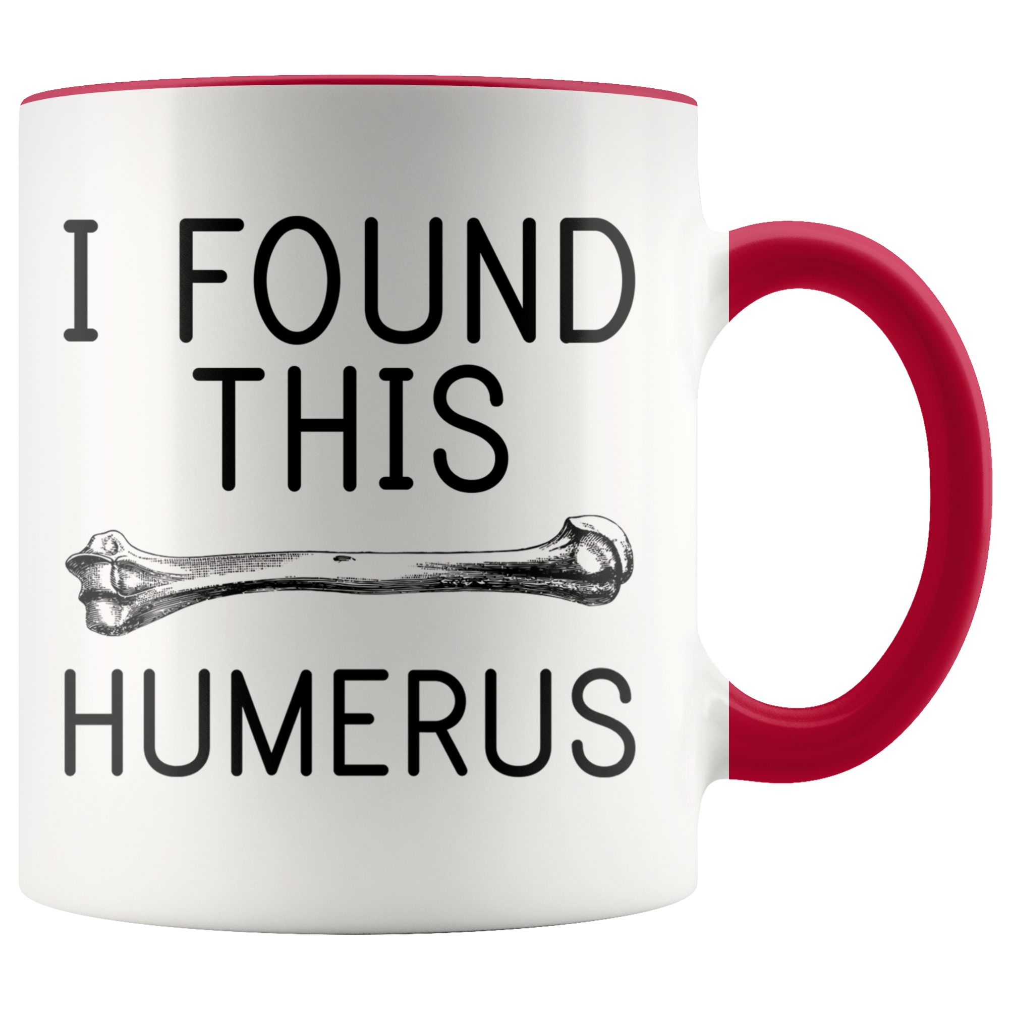 Accent Mug - I Found This Humerus