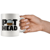 White 11oz Mug - Coffee Pot Head