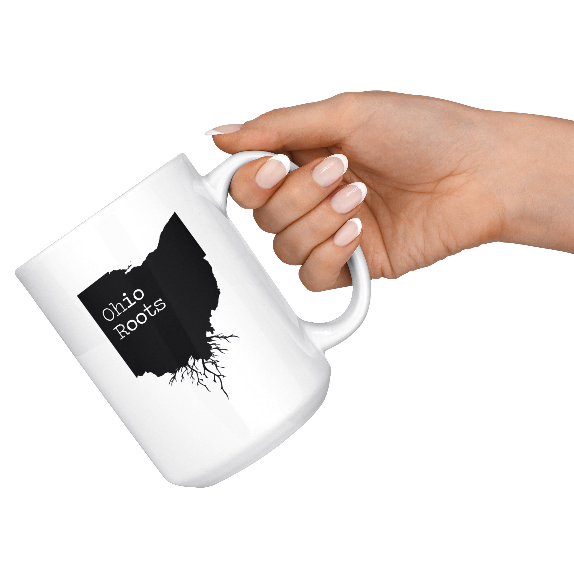 White 15oz Mug - Ohio Roots