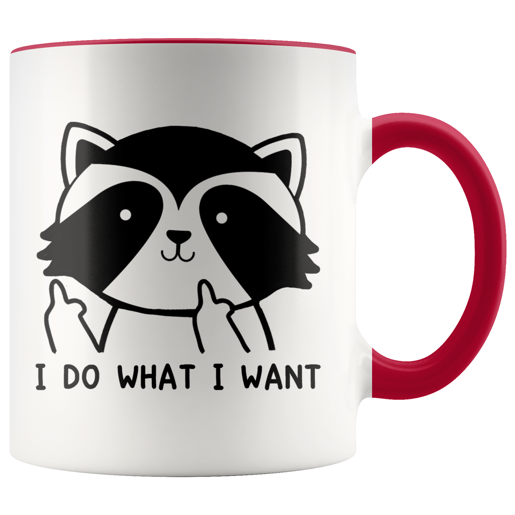 Accent Mug - Raccoon Do What I Want