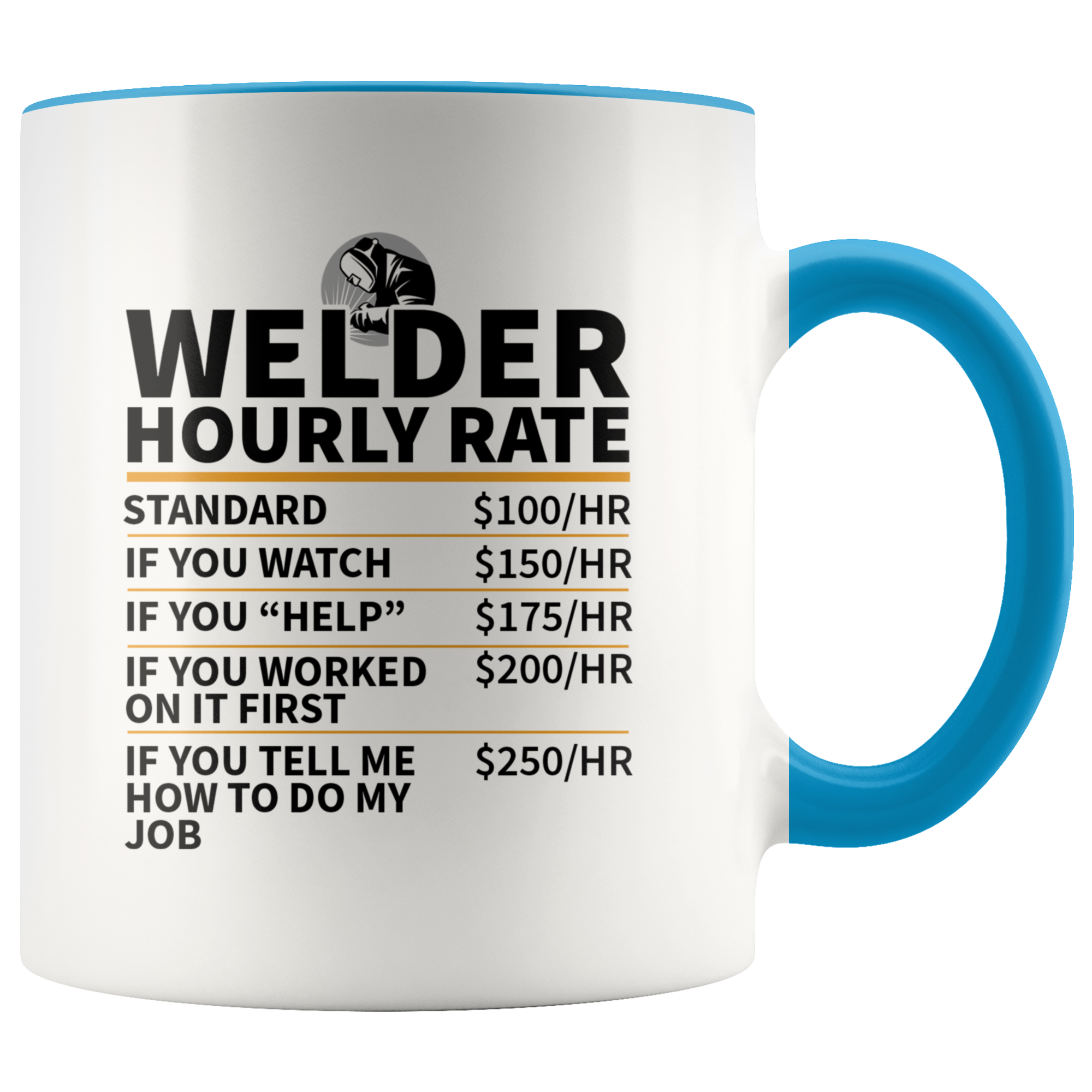 Accent Mug - Welder Hourly Rate