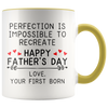 Accent Mug - Father's Day Perfection Impossible First Born