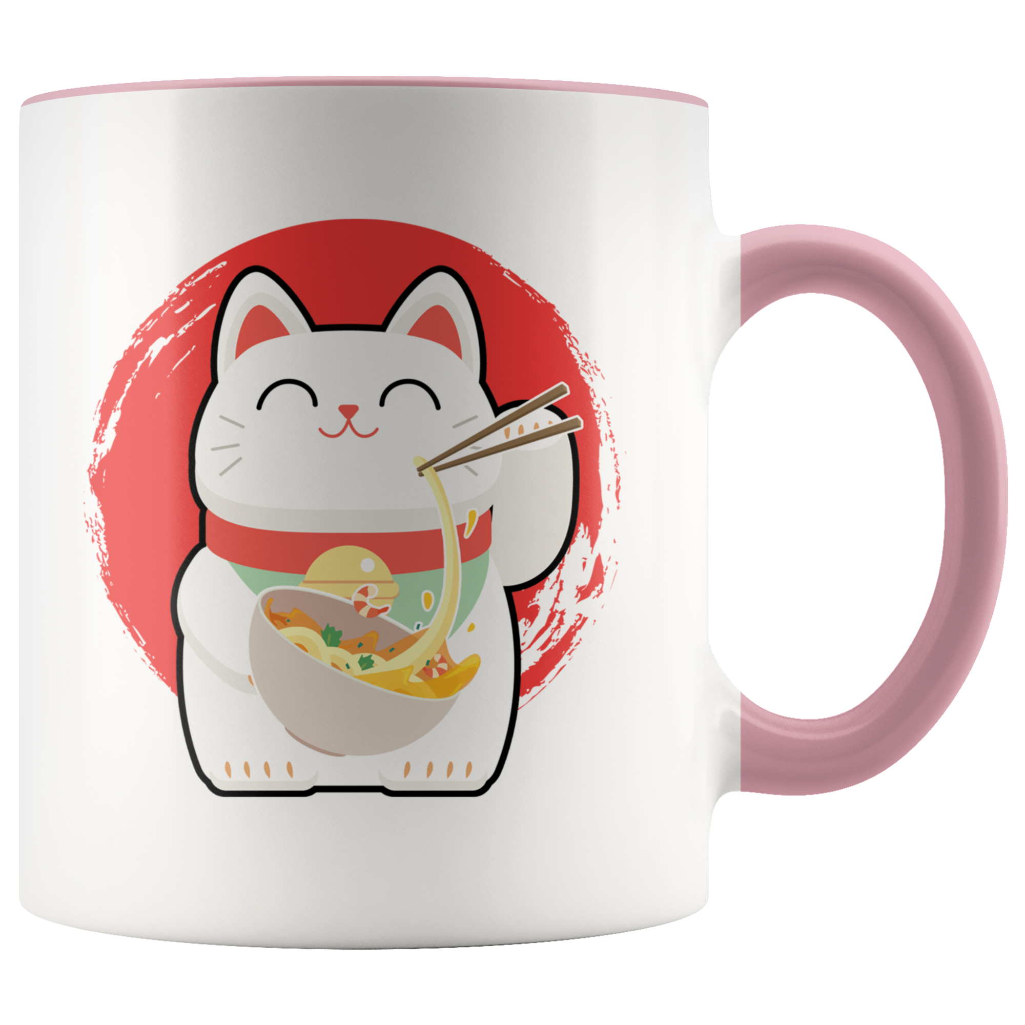 Accent Mug - Ramen Lucky Cat