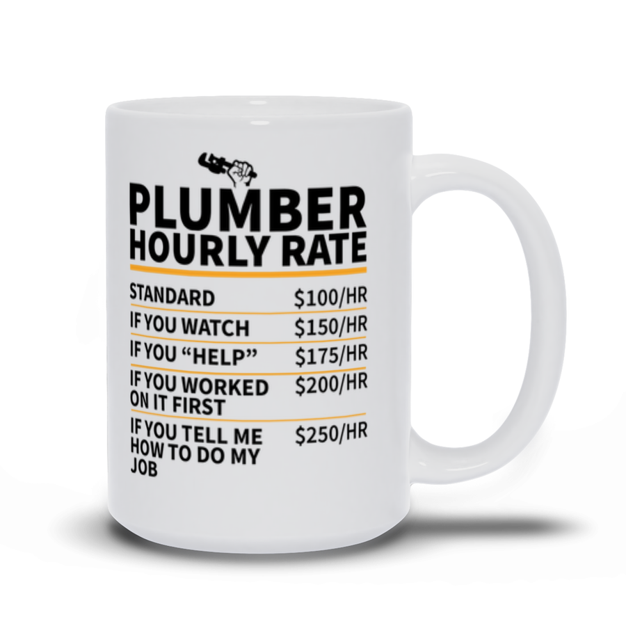 Gooten 15oz Mug - Plumber Hourly Rate