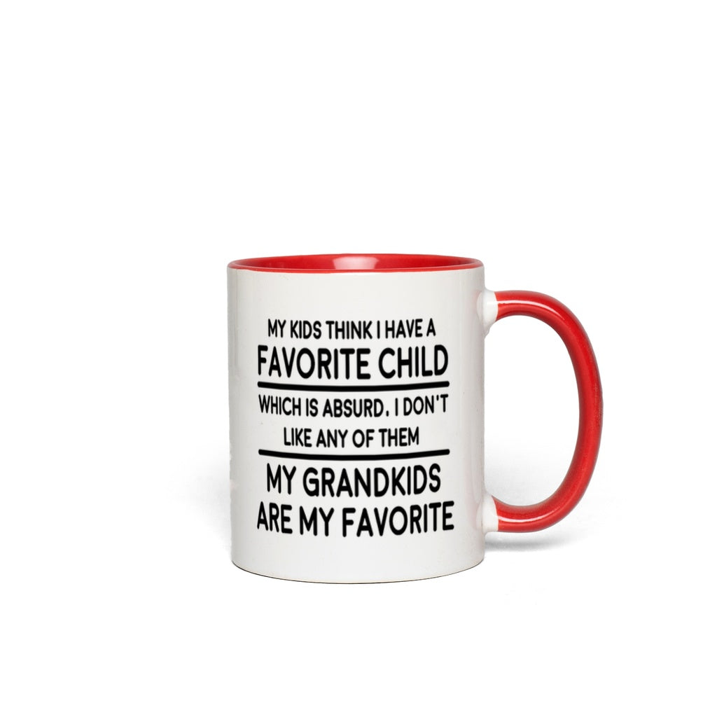 Gooten Accent Mugs - Kids Think I Have a Favorite Grandkid