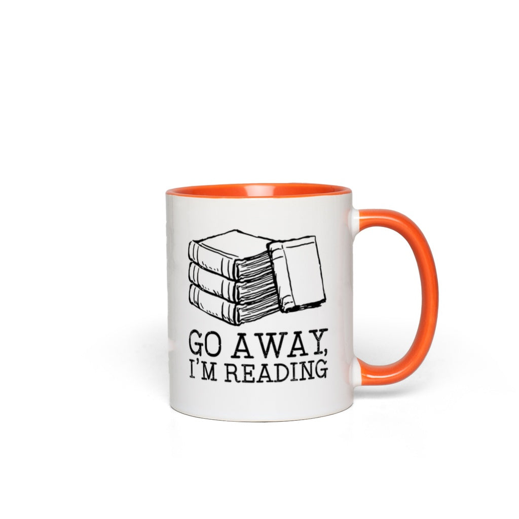 Gooten Accent Mugs - Go Away I'm Reading