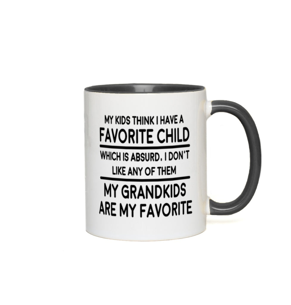 Gooten Accent Mugs - Kids Think I Have a Favorite Grandkid