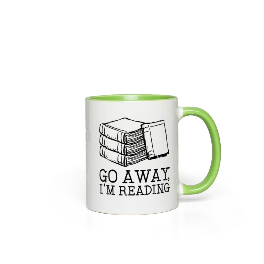 Gooten Accent Mugs - Go Away I'm Reading