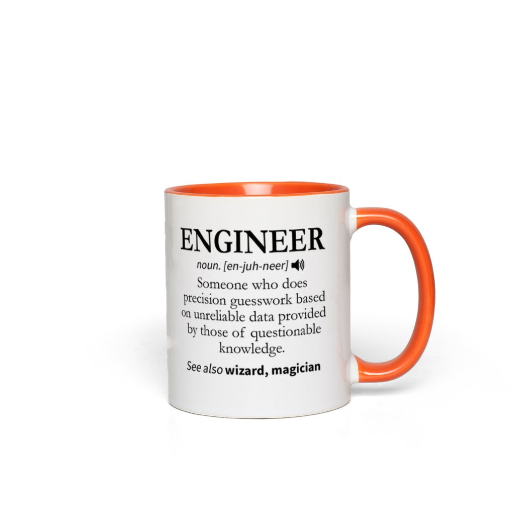 Gooten Accent Mugs - Engineer Definition Orange