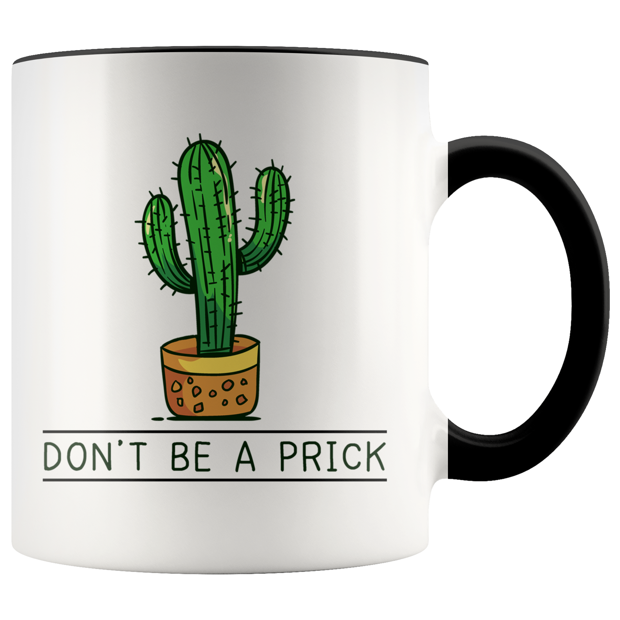 Accent Mug - Cactus Don't Be A Prick