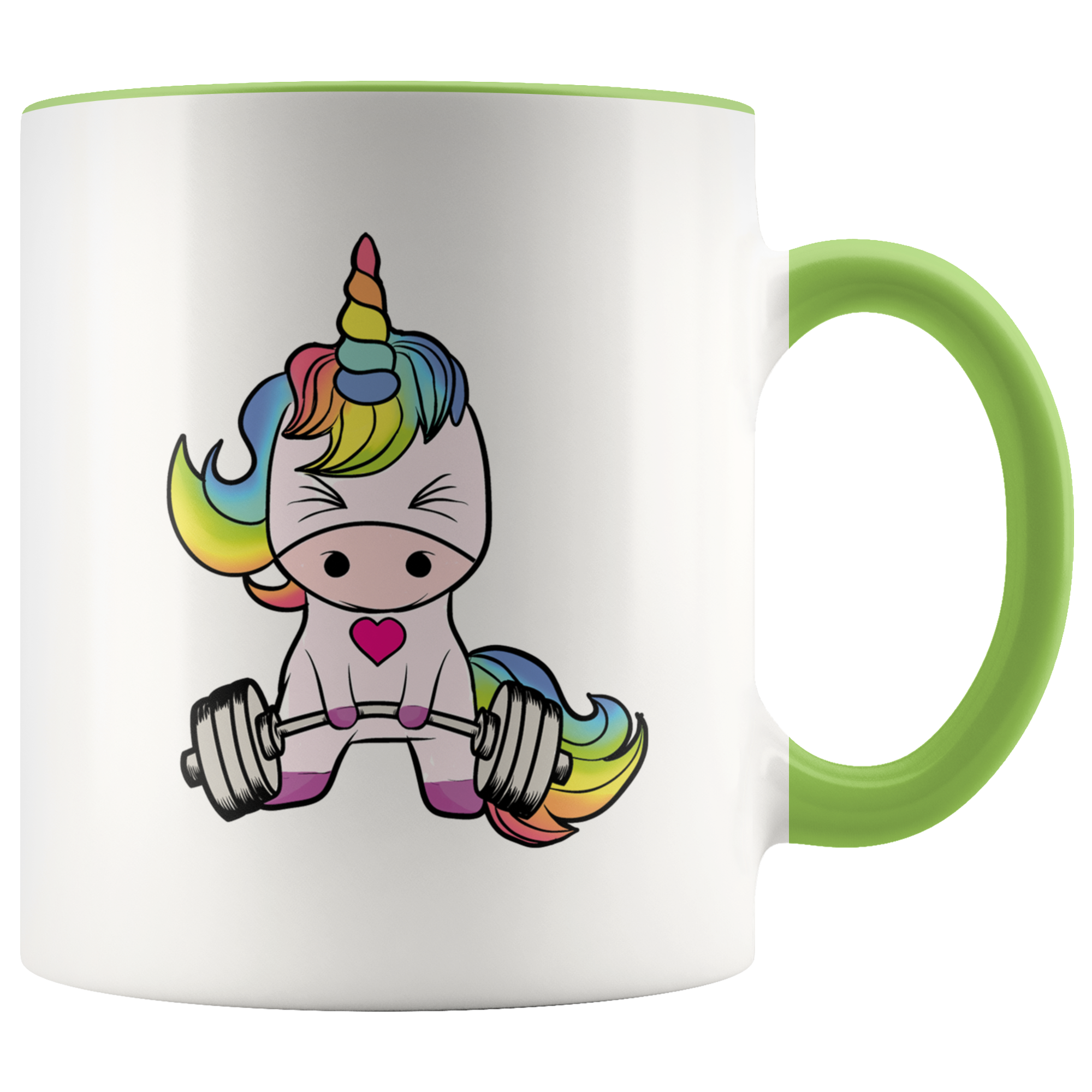 Accent Mug - Unicorn Gym Weightlifting