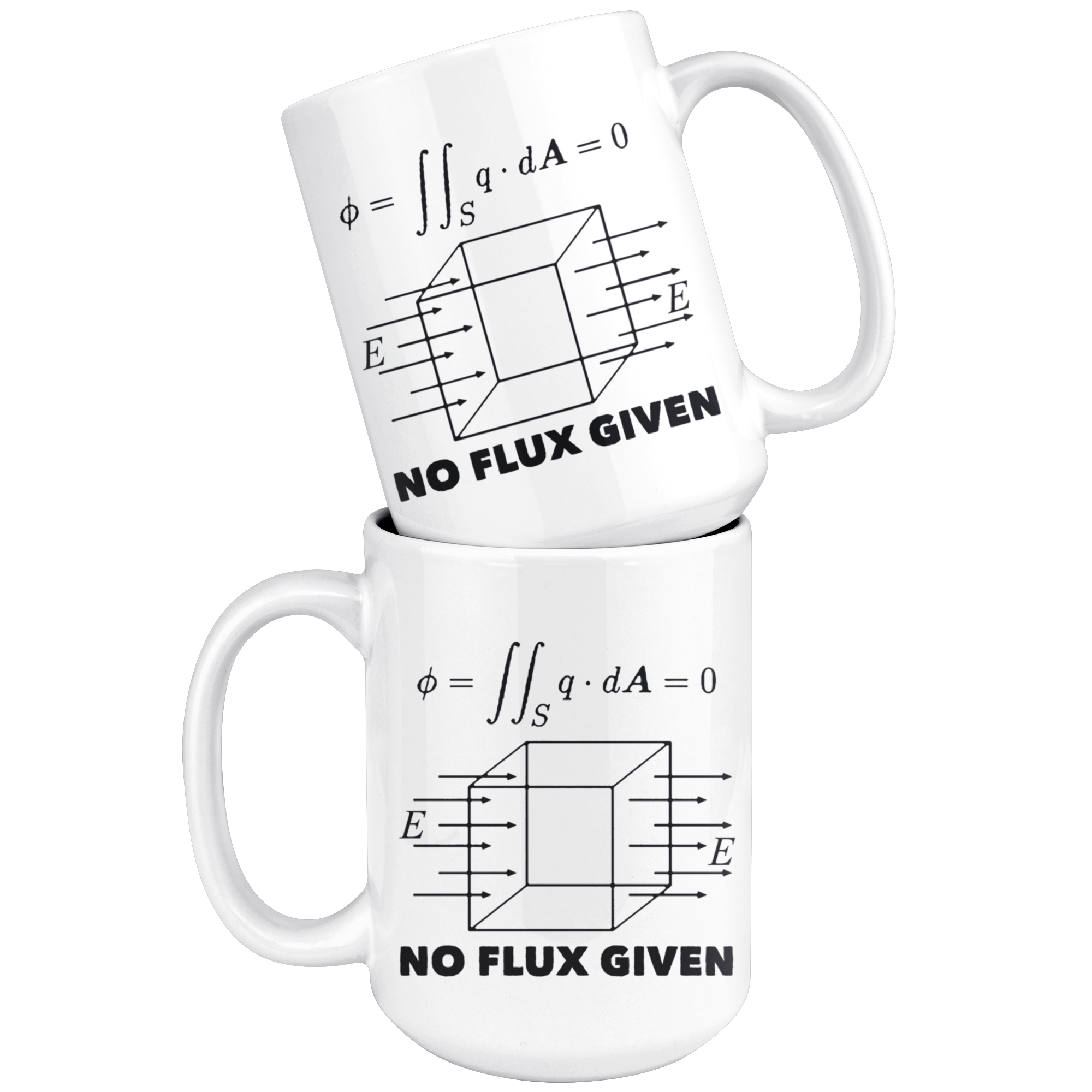 White 15oz Mug - Physics No Flux Given