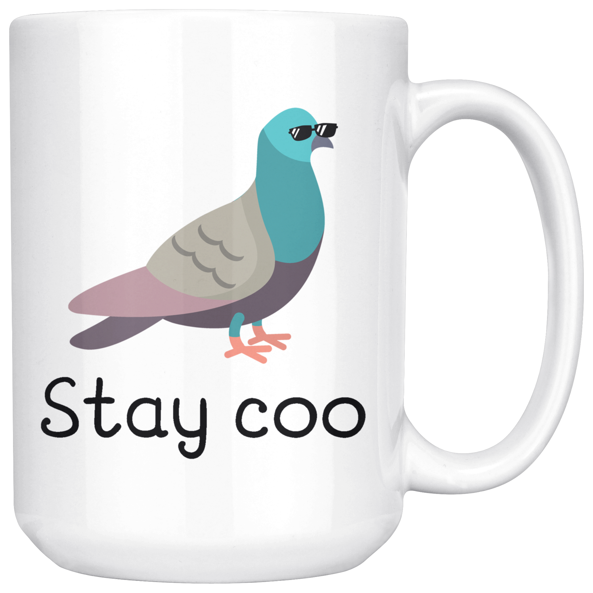 White Mugs - Stay Coo
