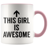 Accent Mug - This Girl Is Awesome
