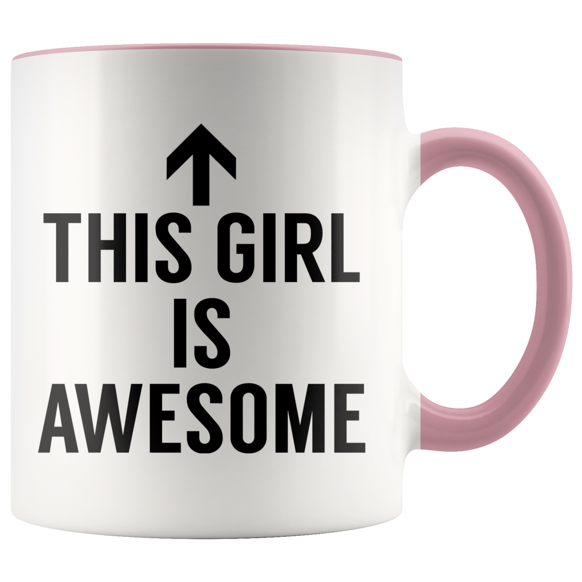 Accent Mug - This Girl Is Awesome
