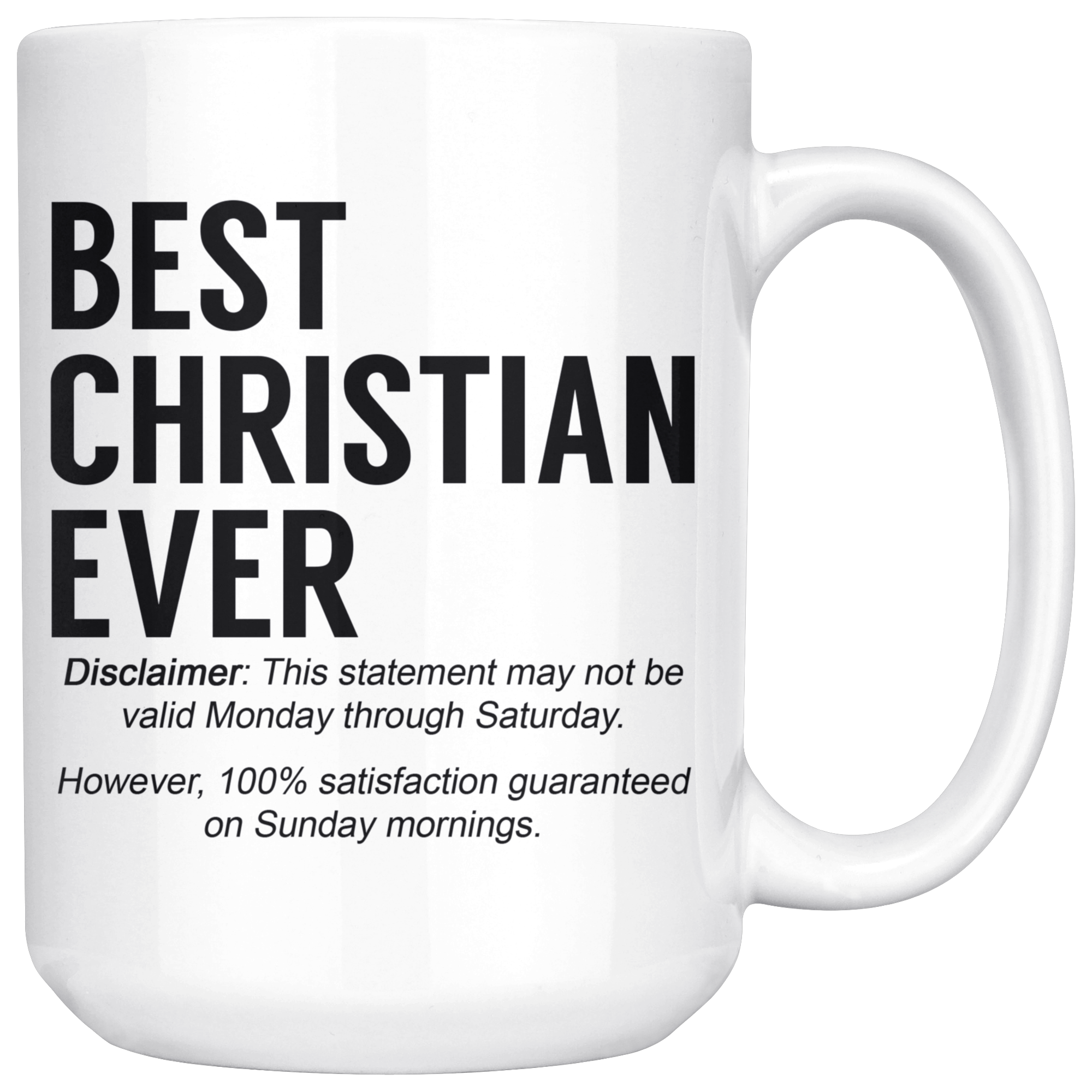 White Mugs - Best Christian Ever