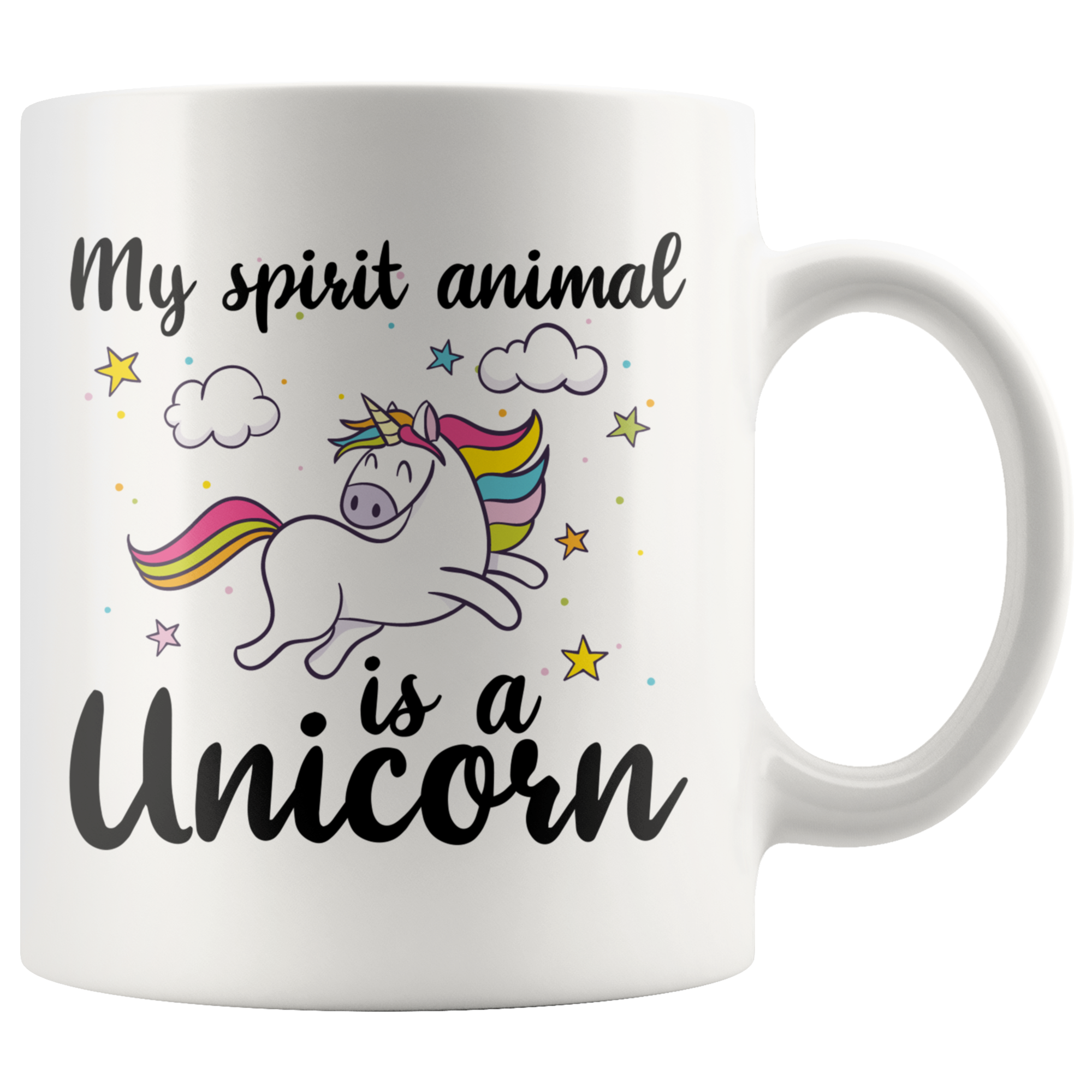 Accent Mug - Spirit Animal is A Unicorn
