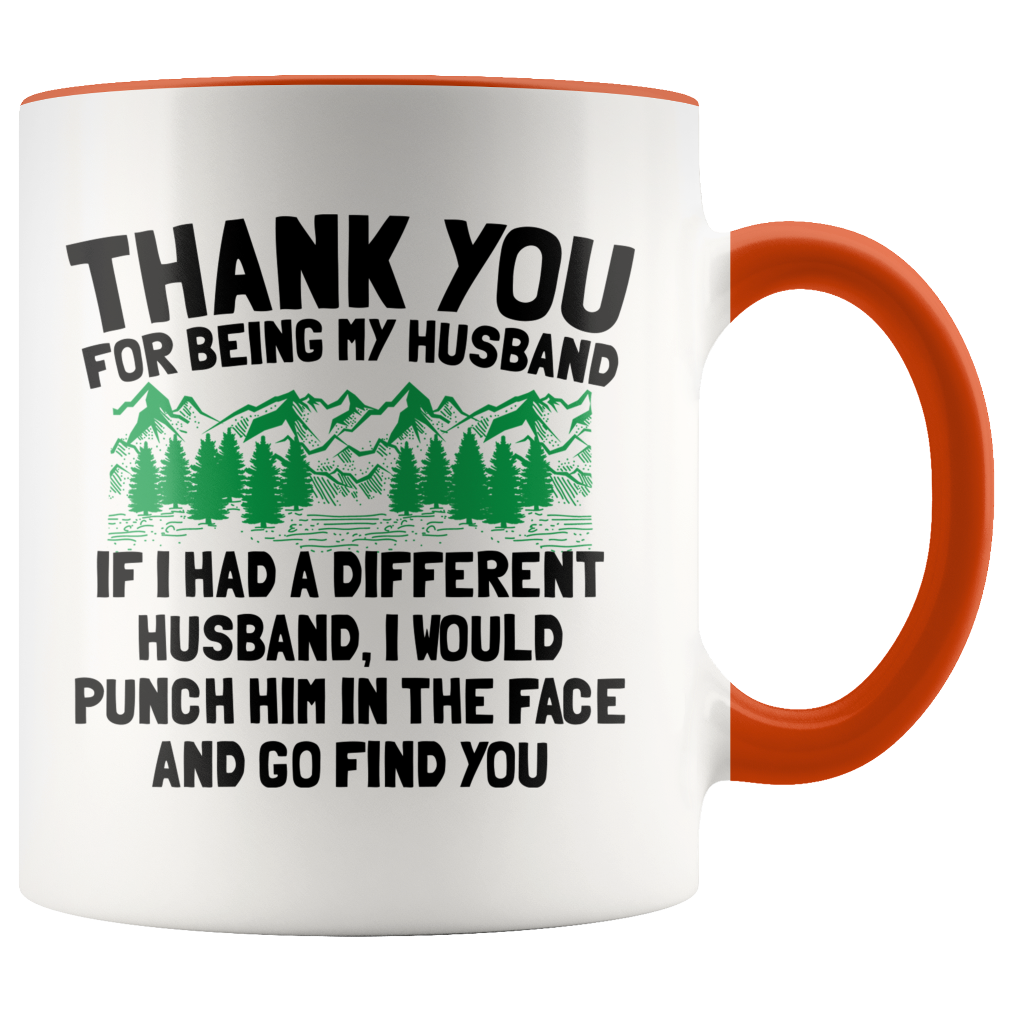 Accent Mug - Thank You Husband