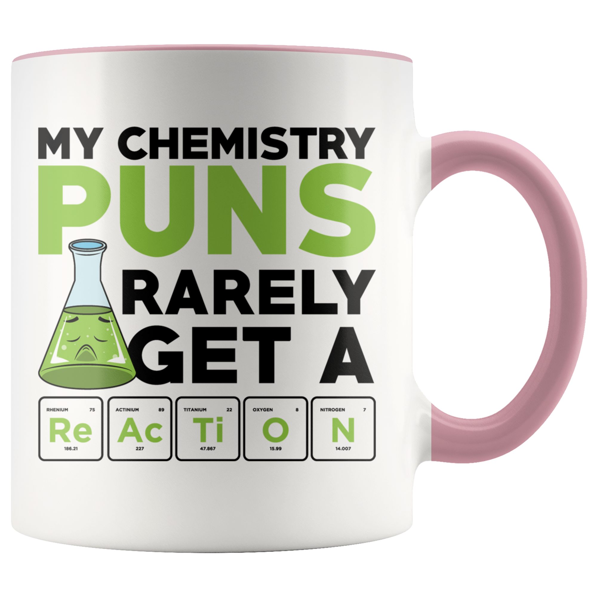 Accent Mug - Chemistry Pun Reaction