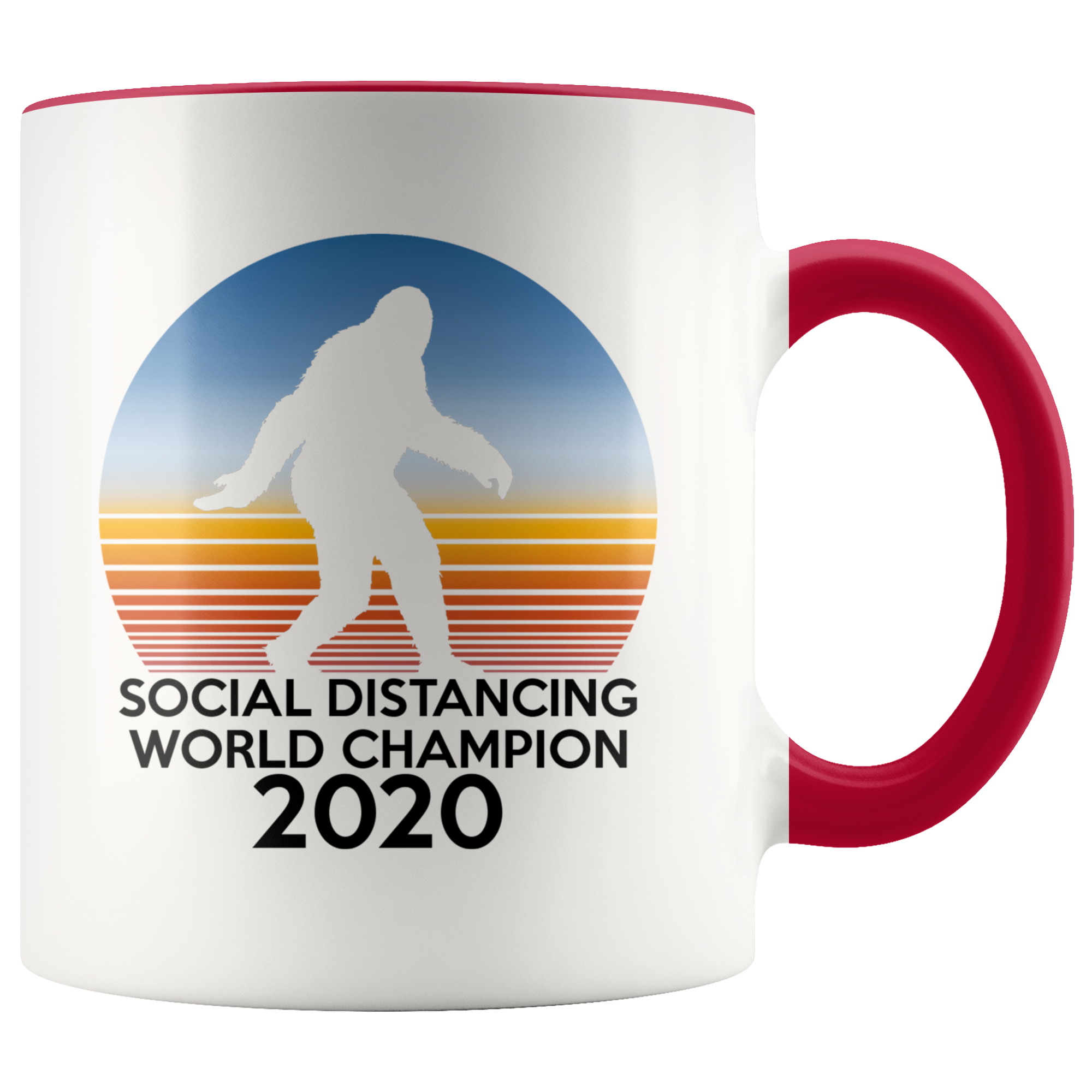Accent Mug - Bigfoot Social Distance World Champion