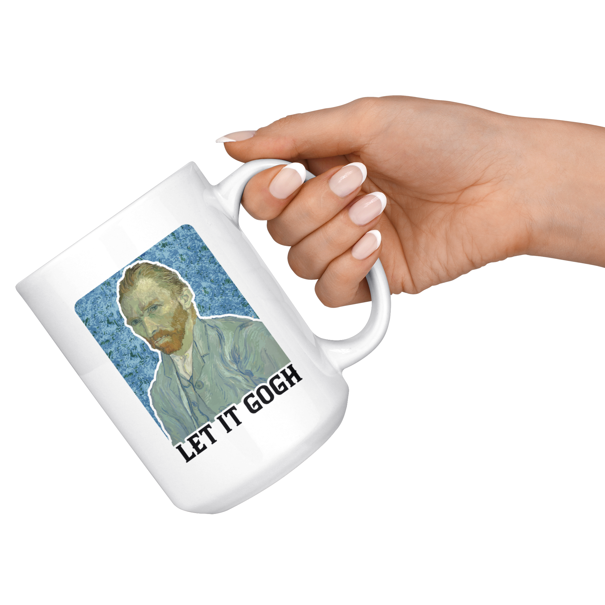 White Mugs - Let It Gogh