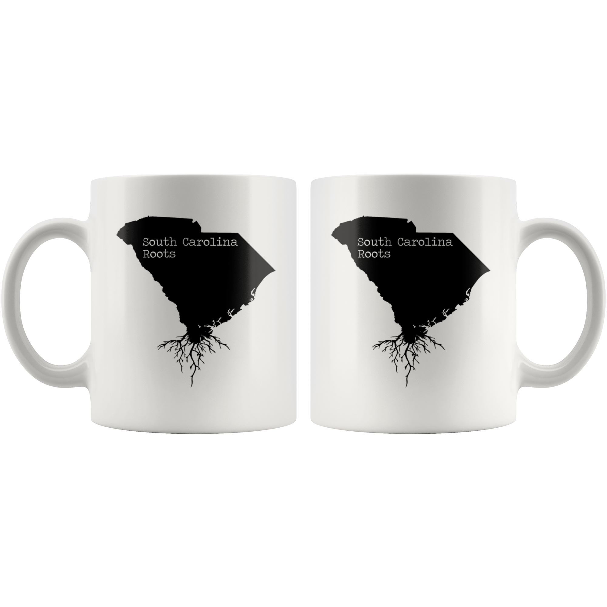White Mugs - South Carolina Roots