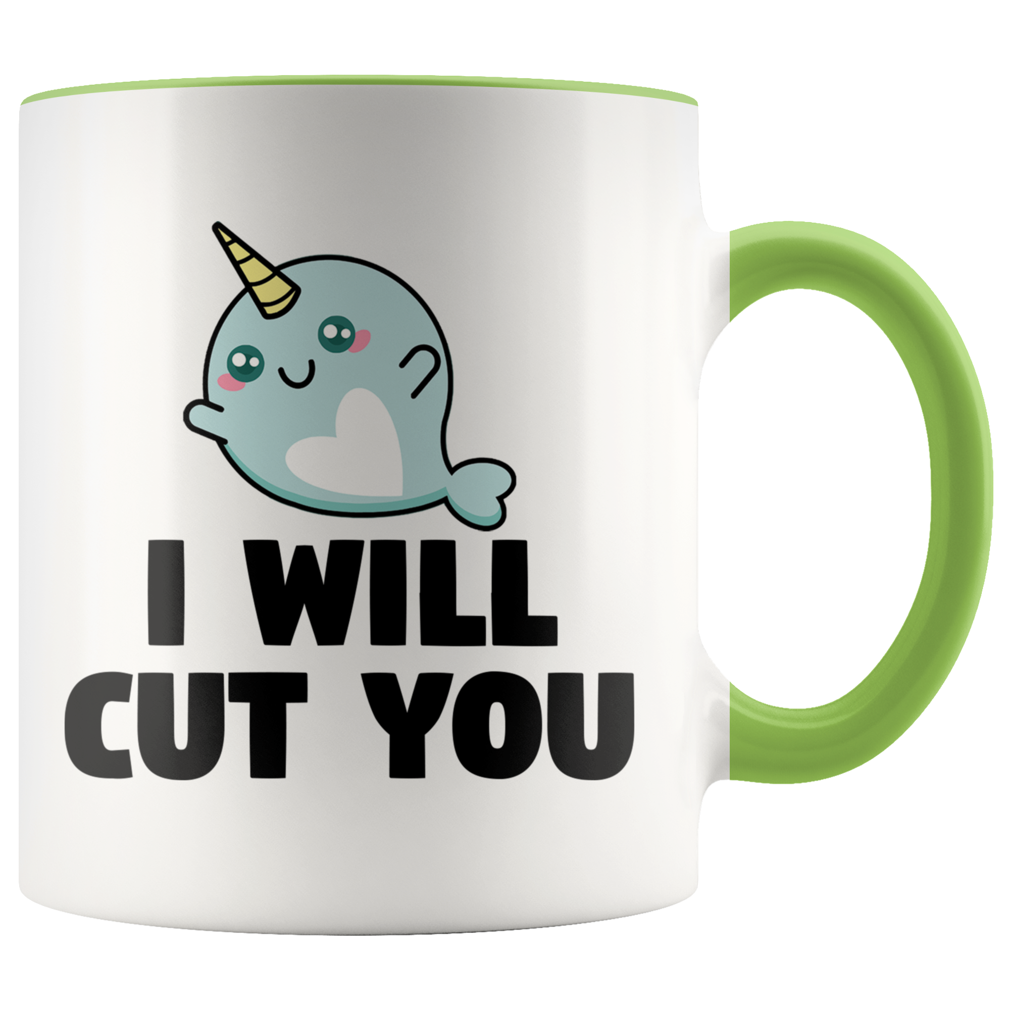 Accent Mug - Narwhal Cut You