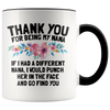 Accent Mug - Thank You Nana Punch In Face