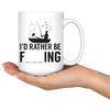 White Mugs - Rather Be Fishing