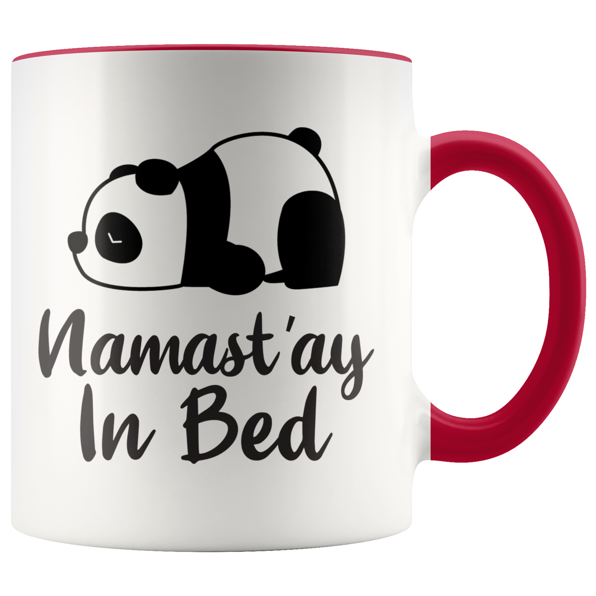 Accent Mug - Namastay In Bed Panda