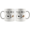 White Mugs - Tea Rex