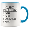 Accent Mug - Golfer's Instructions