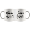 Mug - Music Happy Face Mug 11 oz