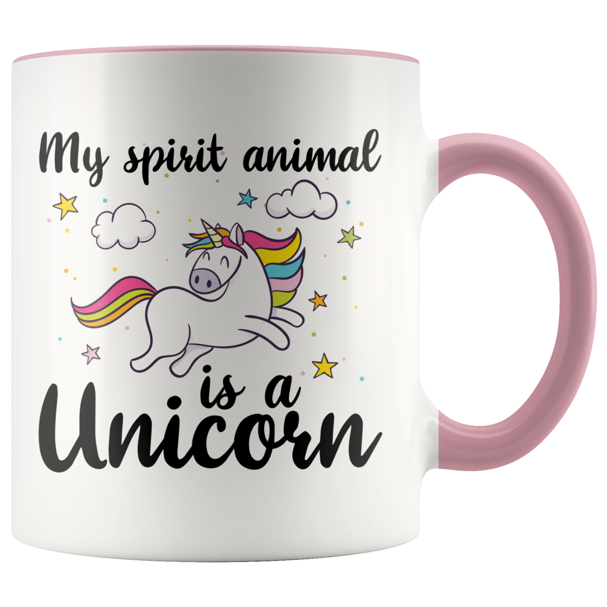 Accent Mug - Spirit Animal is A Unicorn