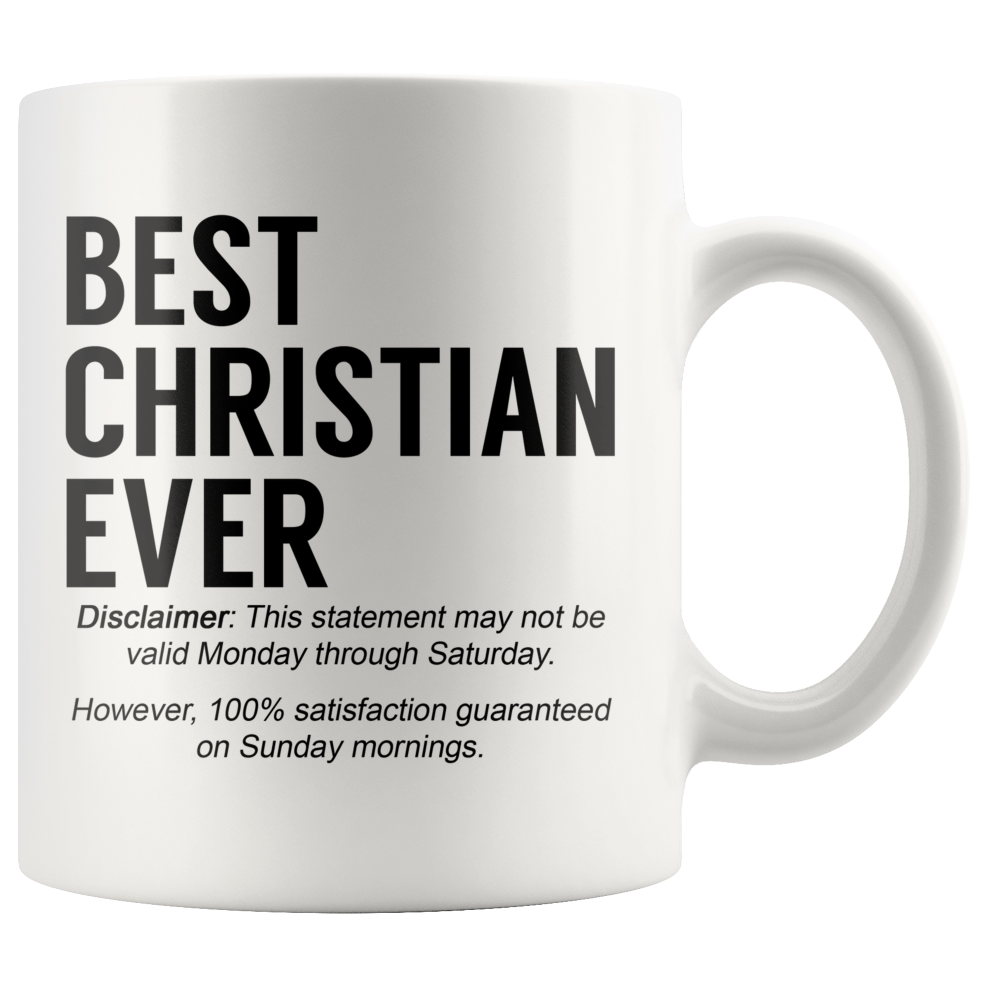 White Mugs - Best Christian Ever
