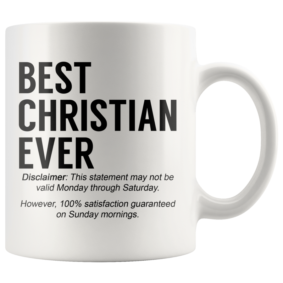 White Mugs - Best Christian Ever