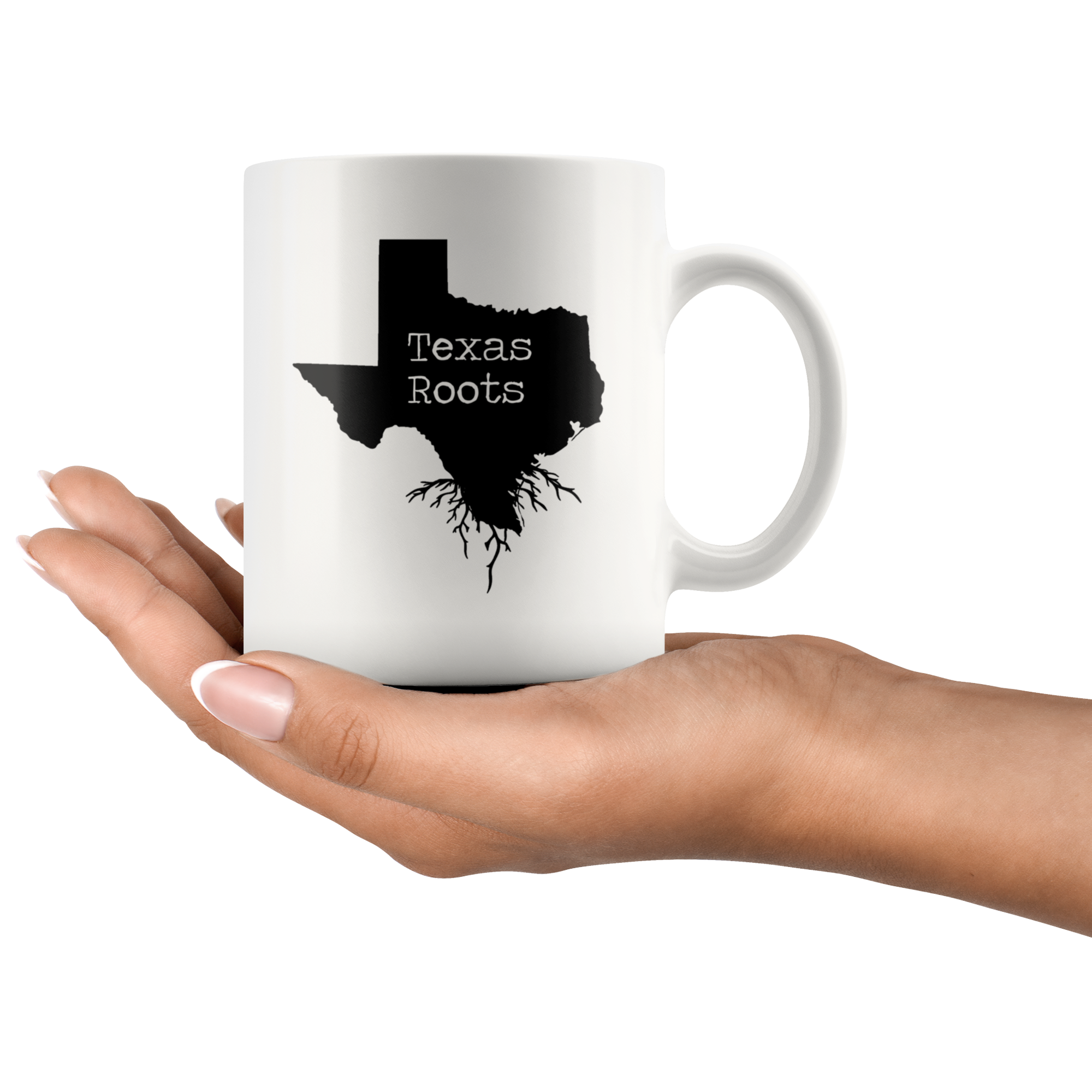 White Mugs - Texas Roots