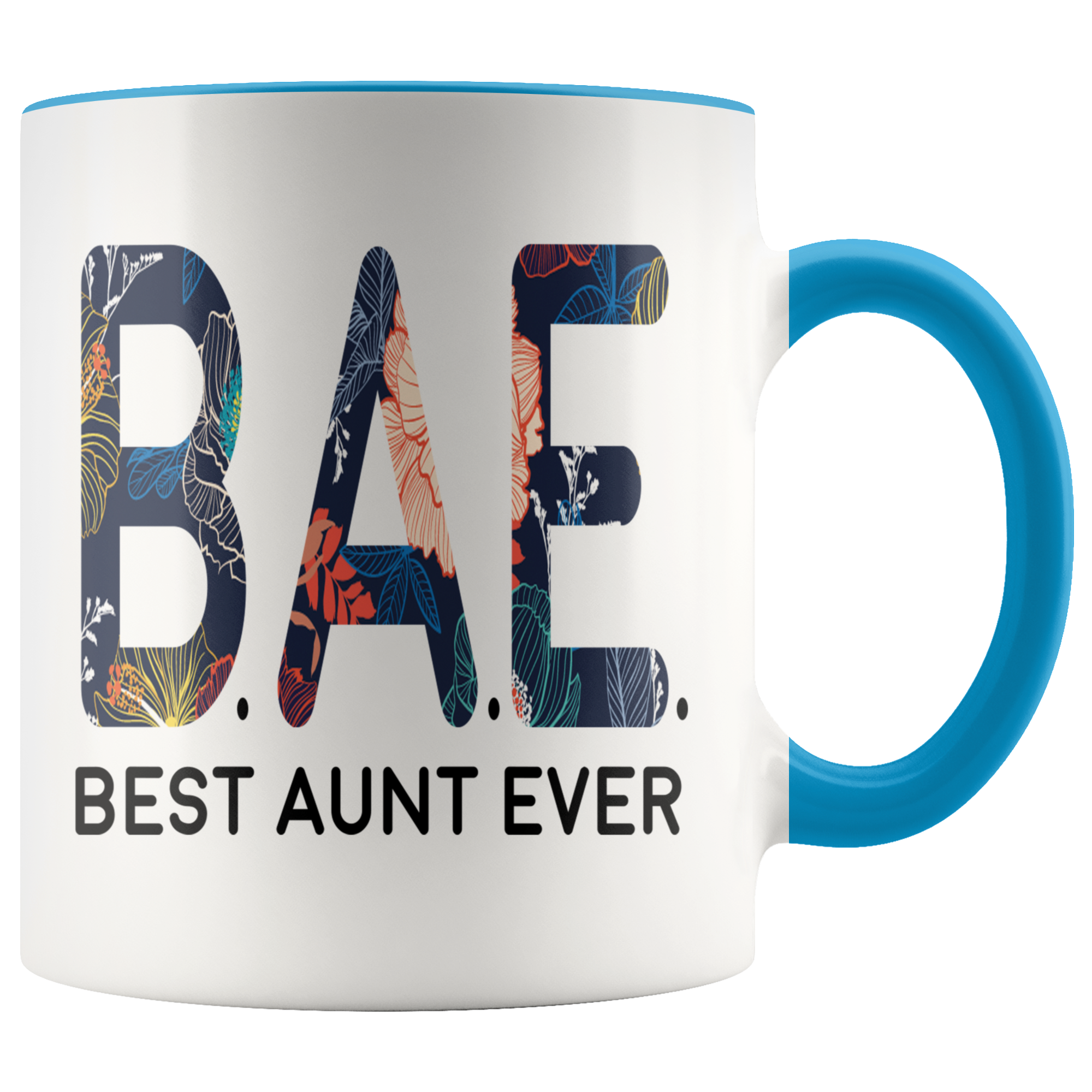 Accent Mug - BAE Best Aunt Ever