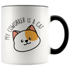Accent Mug - My Coworker Is A Cat