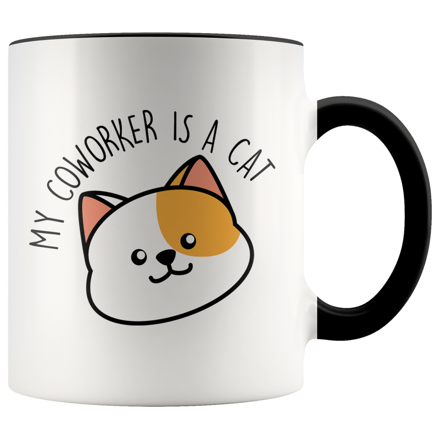 Accent Mug - My Coworker Is A Cat