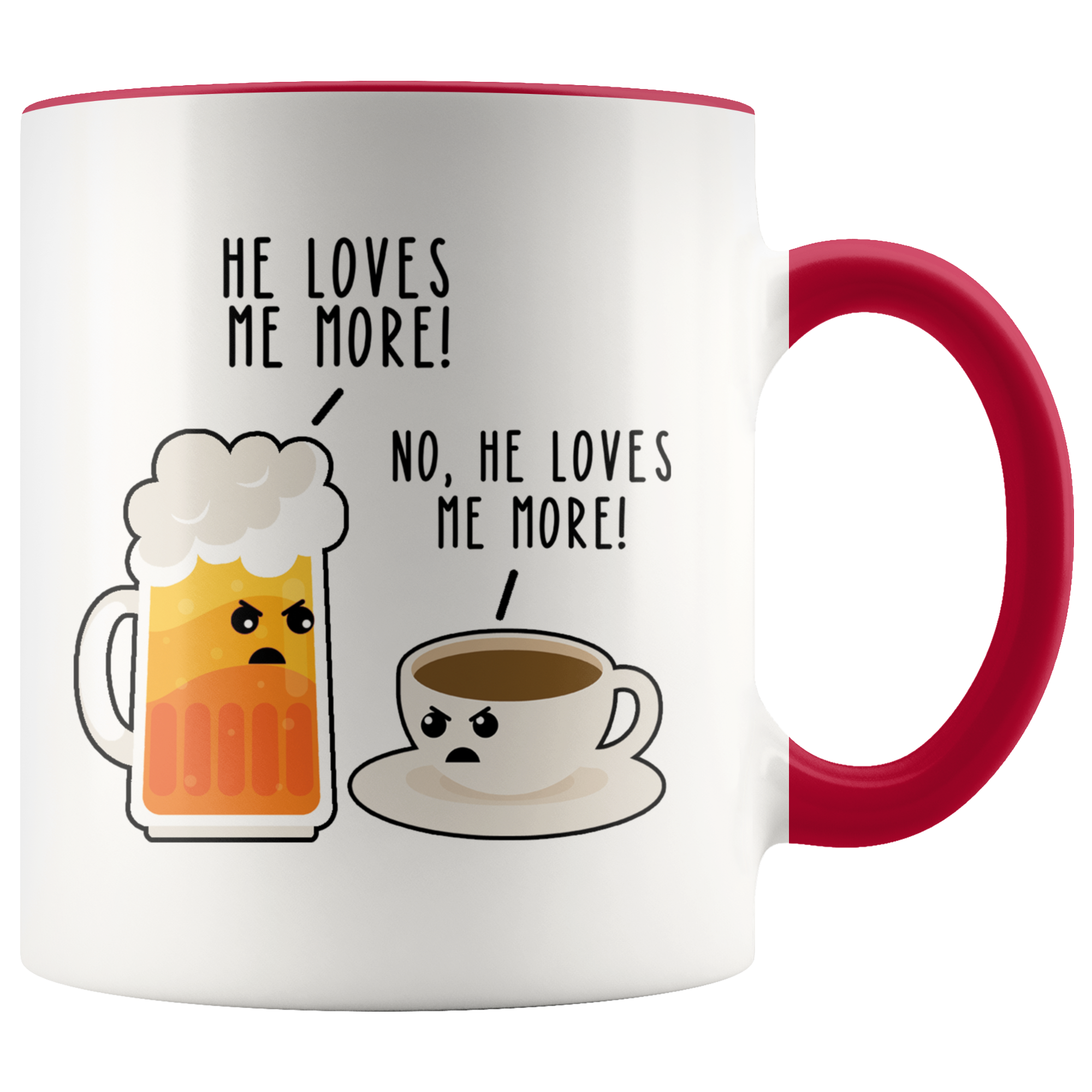 Accent Mug - Beer Coffee Love