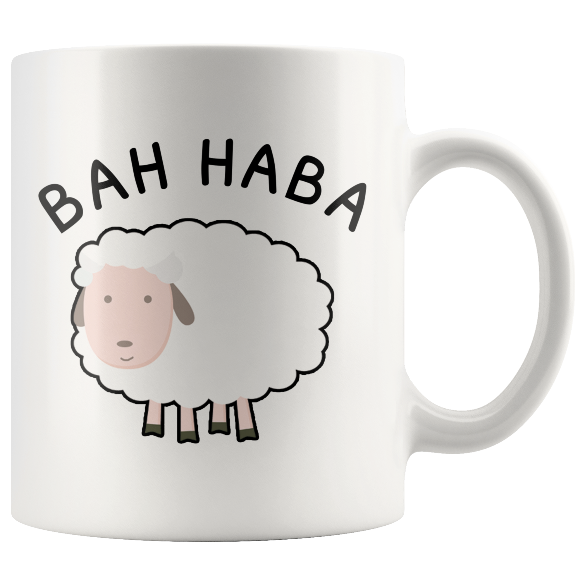 White 11oz Mug - Bah Haba Maine