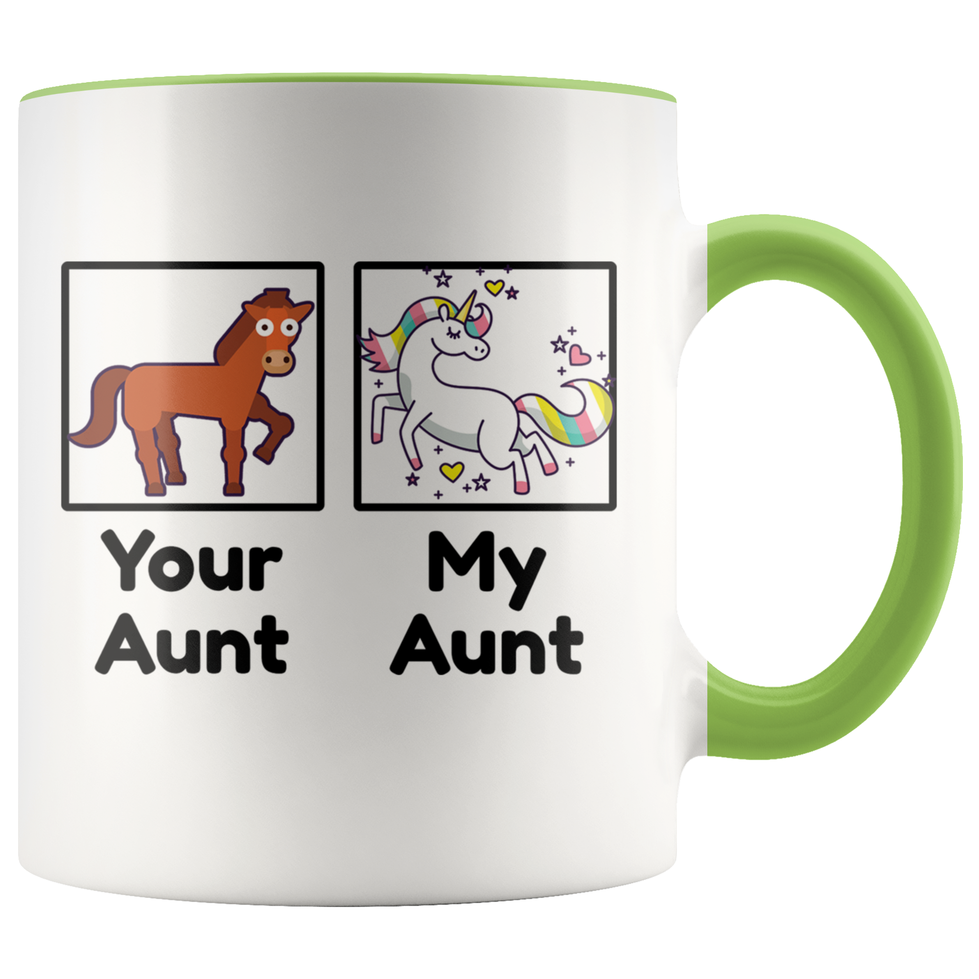 Accent Mug - Your Aunt My Aunt Unicorn