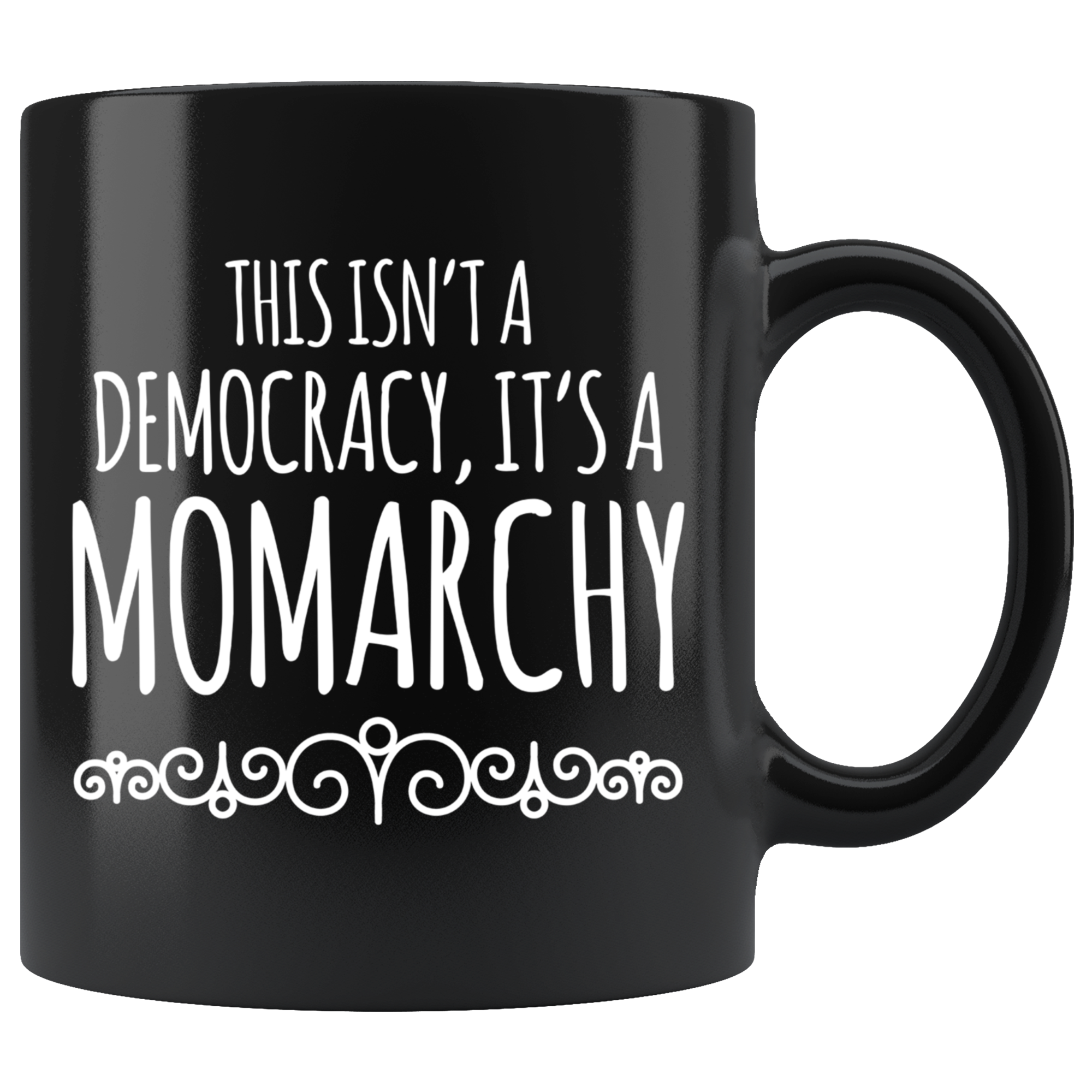 Black 11oz Mug - Momarchy