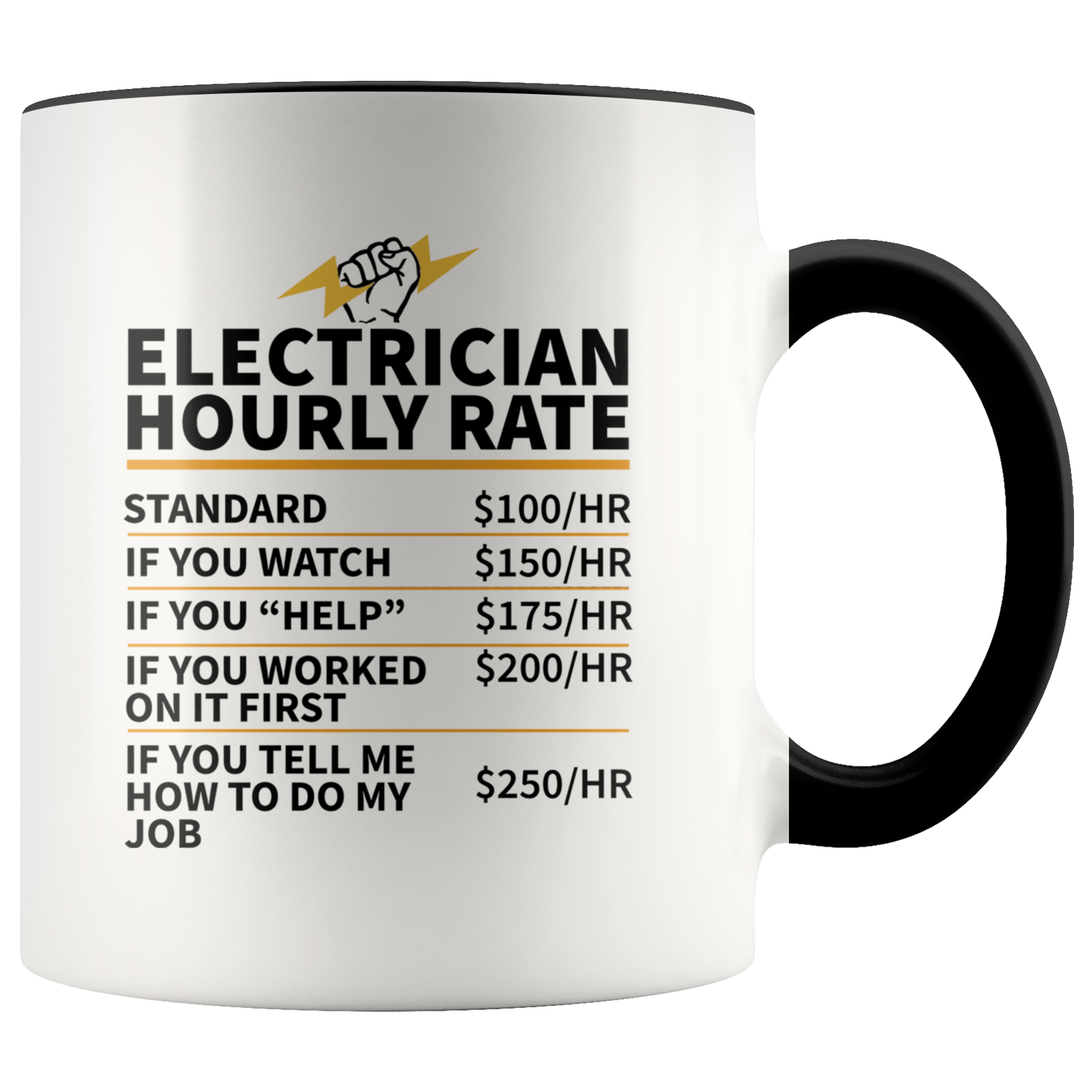 Accent Mug - Electrician Hourly