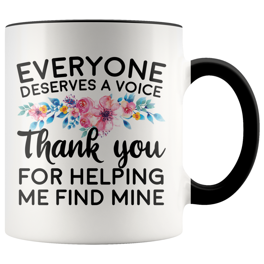 Accent Mug - Speech Therapist Thank You Finding My Voice